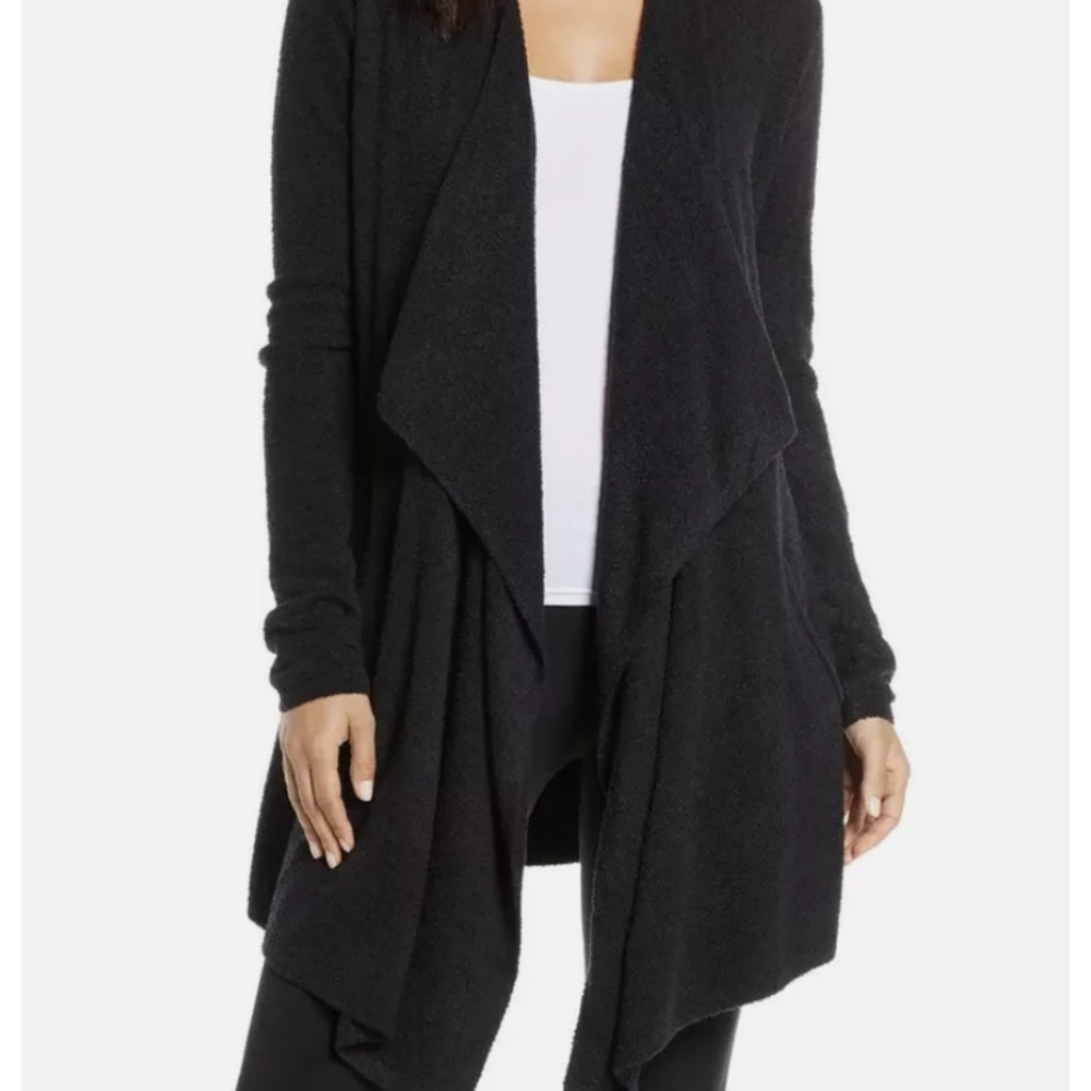 Barefoot Dreams CozyChic Drape Front Cardigan